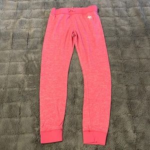 Kids Pink Slim Jogger Sweatpants